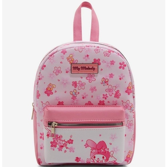 NWT My Melody Cherry Blossom Mini Backpack - Picture 2 of 2